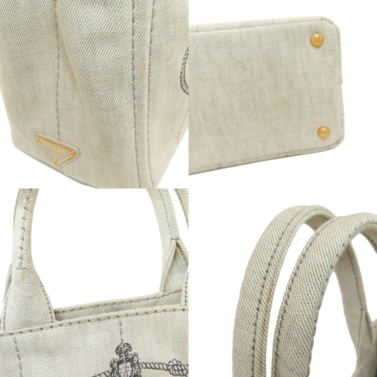 PRADA Canapa mini 2 WAY Handbag Canvas Ladies [Used]