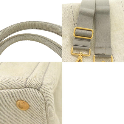 PRADA Canapa mini 2 WAY Handbag Canvas Ladies [Used]