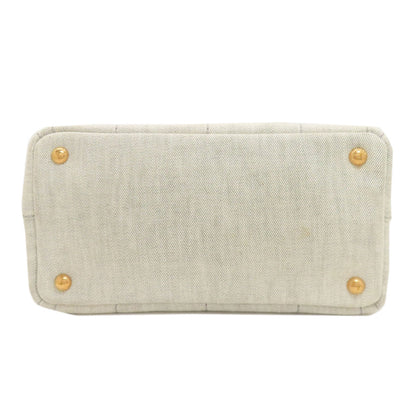 PRADA Canapa mini 2 WAY Handbag Canvas Ladies [Used]