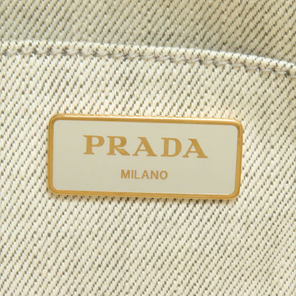 PRADA Canapa mini 2 WAY Handbag Canvas Ladies [Used]