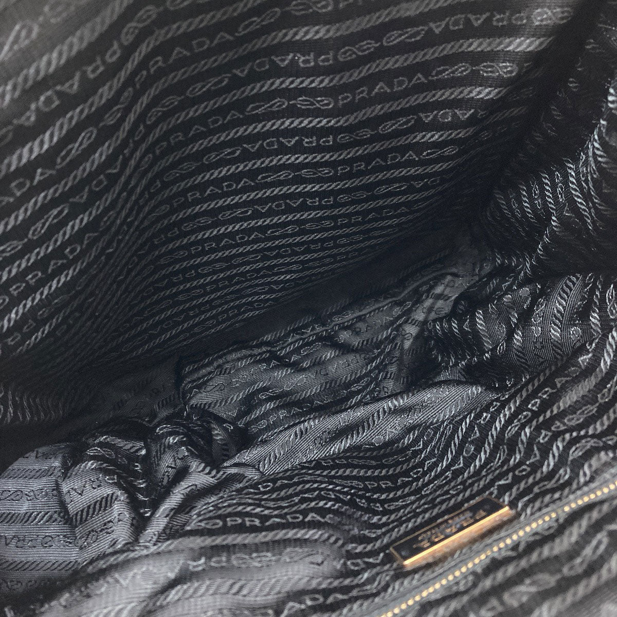 PRADA Logo Hardware Tote Bag Nylon canvas Ladies [Used]