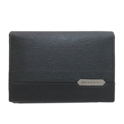 BVLGARI Business card holder, Serpenti Scaglie Man Card Case Leather mens [Used]