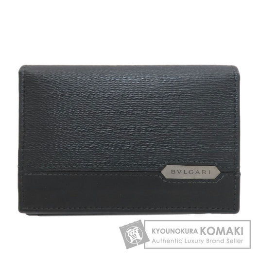 BVLGARI Business card holder, Serpenti Scaglie Man Card Case Leather mens [Used]