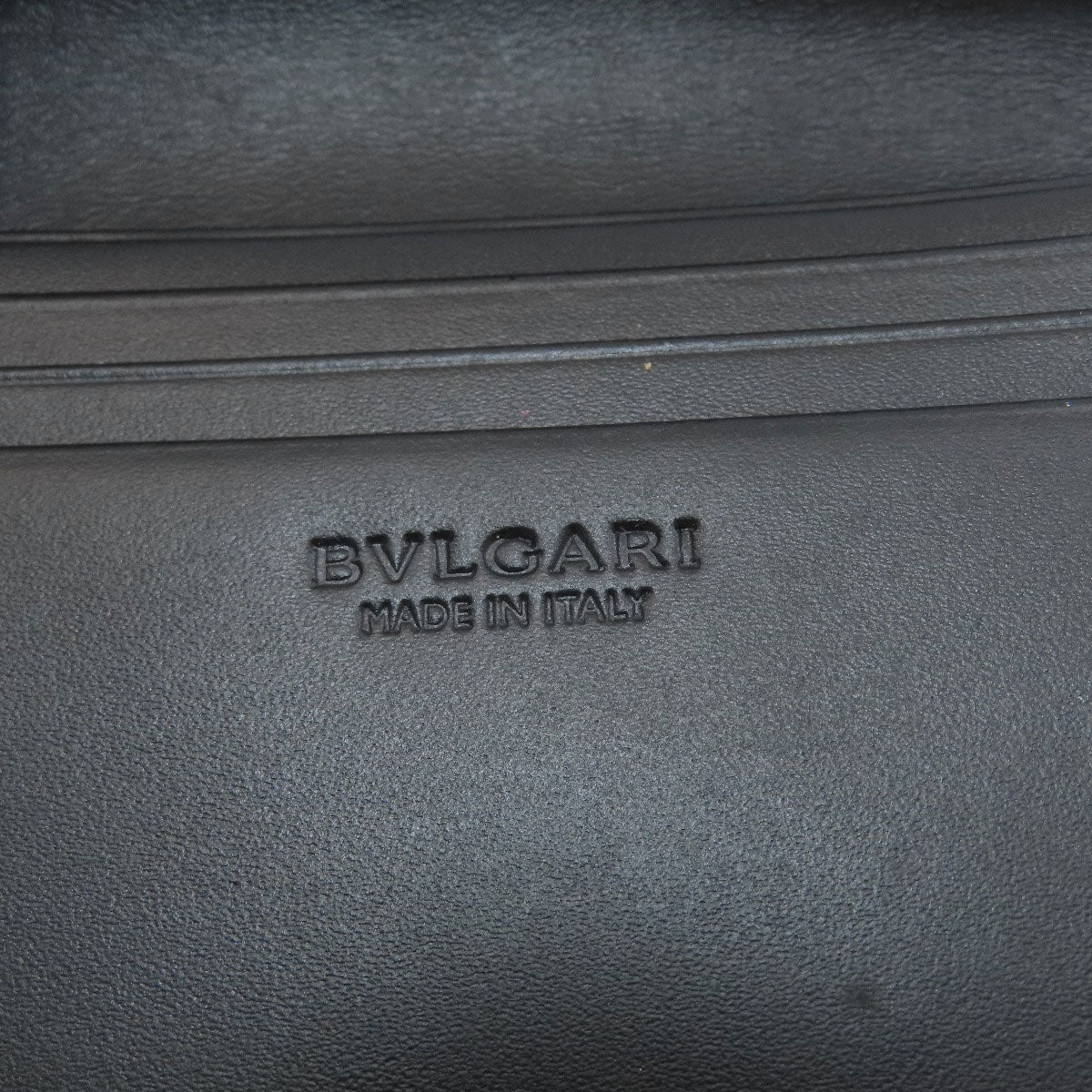 BVLGARI Business card holder, Serpenti Scaglie Man Card Case Leather mens [Used]
