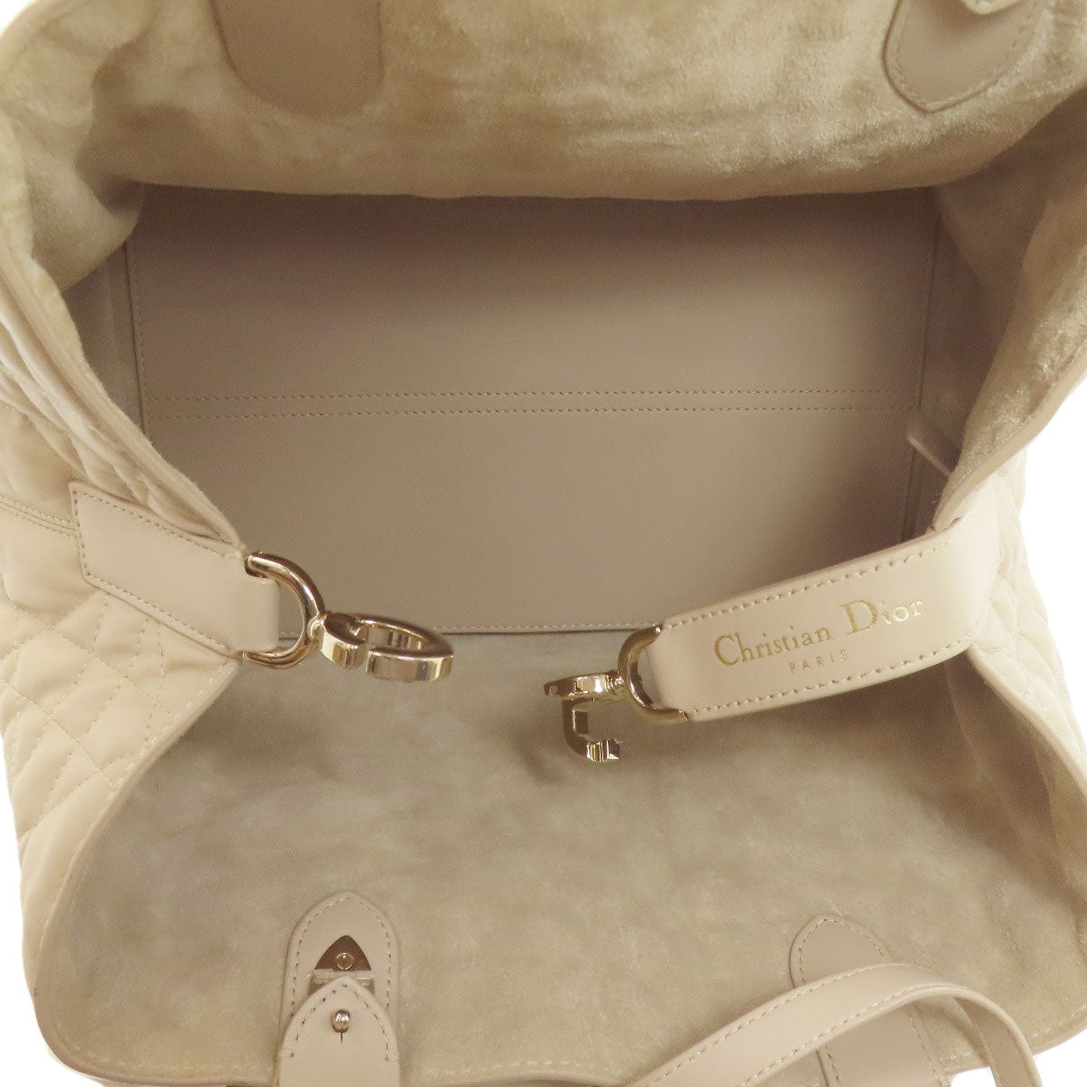 CHRISTIAN DIOR Toujours Macrocannage Handbag Calf Ladies [Used]