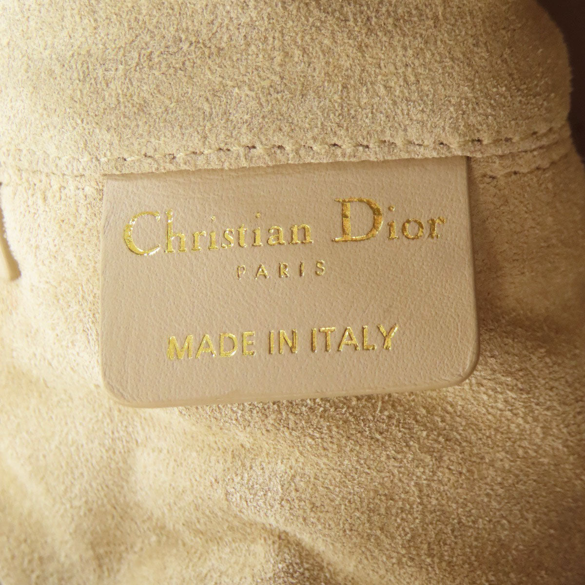 CHRISTIAN DIOR Toujours Macrocannage Handbag Calf Ladies [Used]