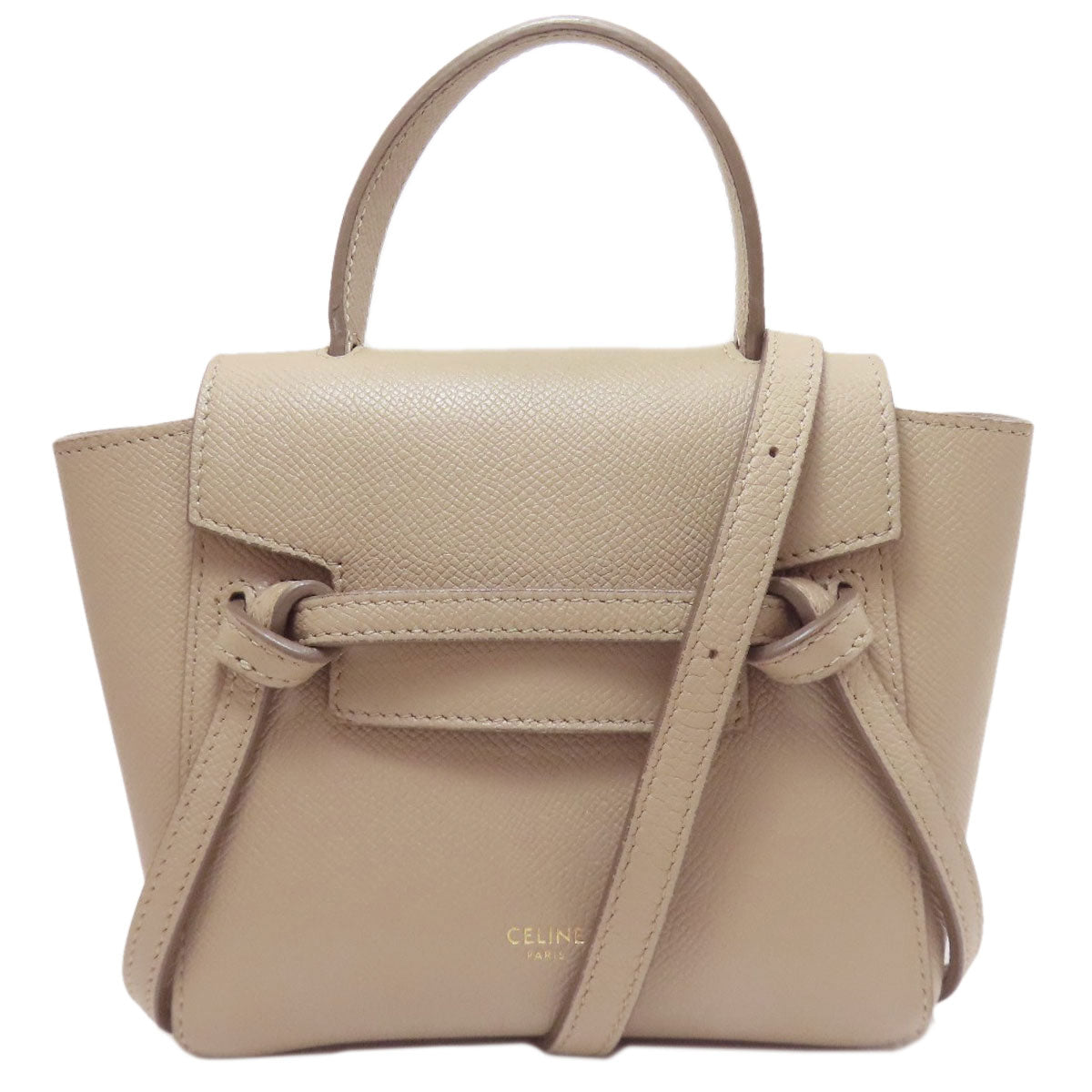 CELINE Belt bag Pico 2WAY Handbag Calf Ladies [Used]