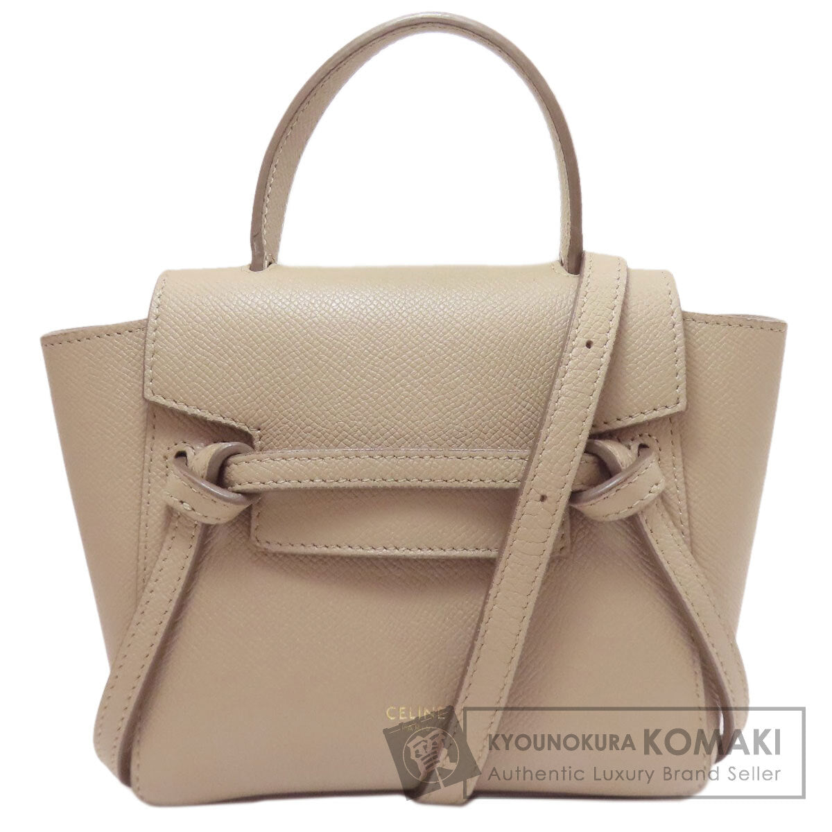 CELINE Belt bag Pico 2WAY Handbag Calf Ladies [Used]