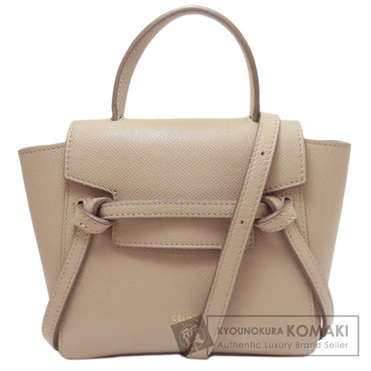 CELINE Belt bag Pico 2WAY Handbag Calf Ladies [Used]