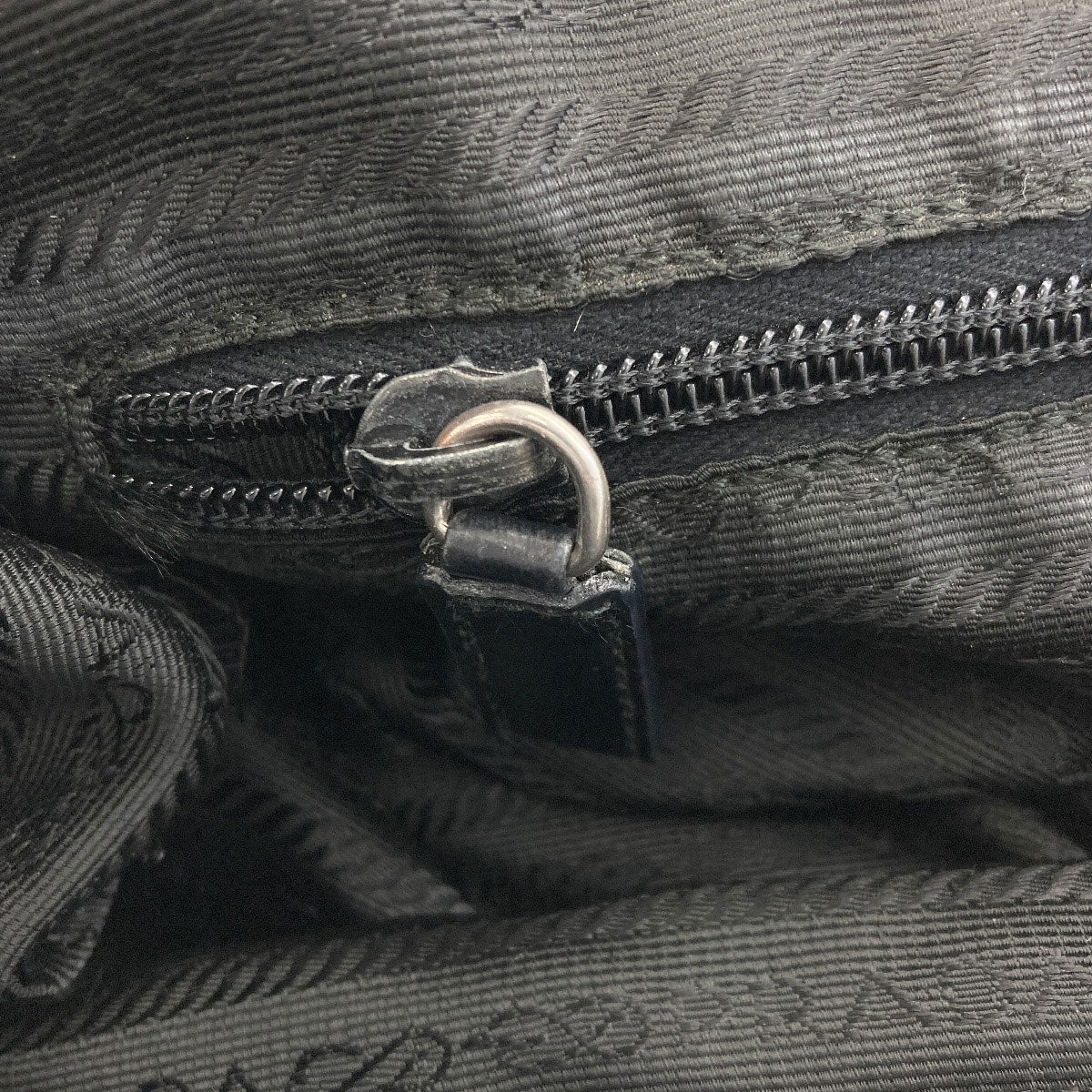 PRADA Logo Hardware Tote Bag Nylon Ladies [Used]