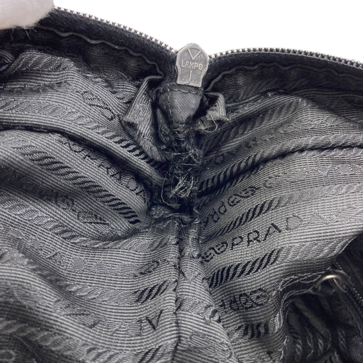 PRADA Logo Hardware Tote Bag Nylon Ladies [Used]