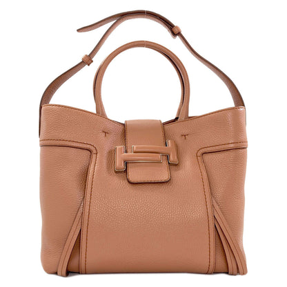 TODS Double T 2WAY Tote Bag Leather Ladies [Used]
