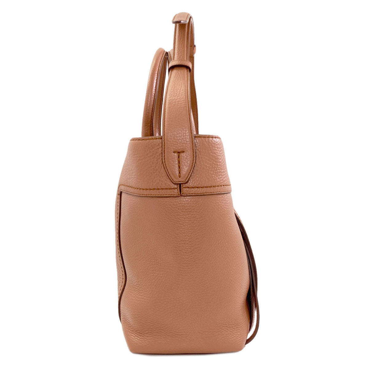 TODS Double T 2WAY Tote Bag Leather Ladies [Used]