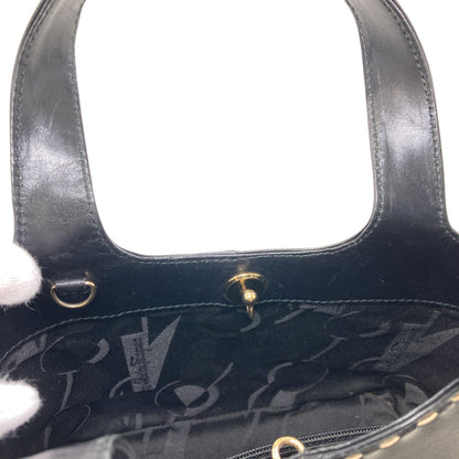 Salvatore Ferragamo Stitch 2WAY Handbag Leather Ladies [Used]