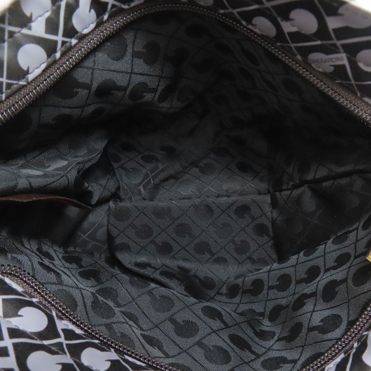 GHERARDINI Logo motif softy Handbag Polyester Polyurethane coatingLadies [Used]