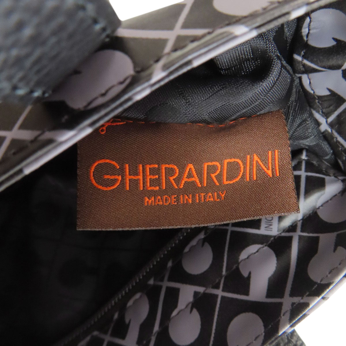 GHERARDINI Logo motif softy Handbag Polyester Polyurethane coatingLadies [Used]