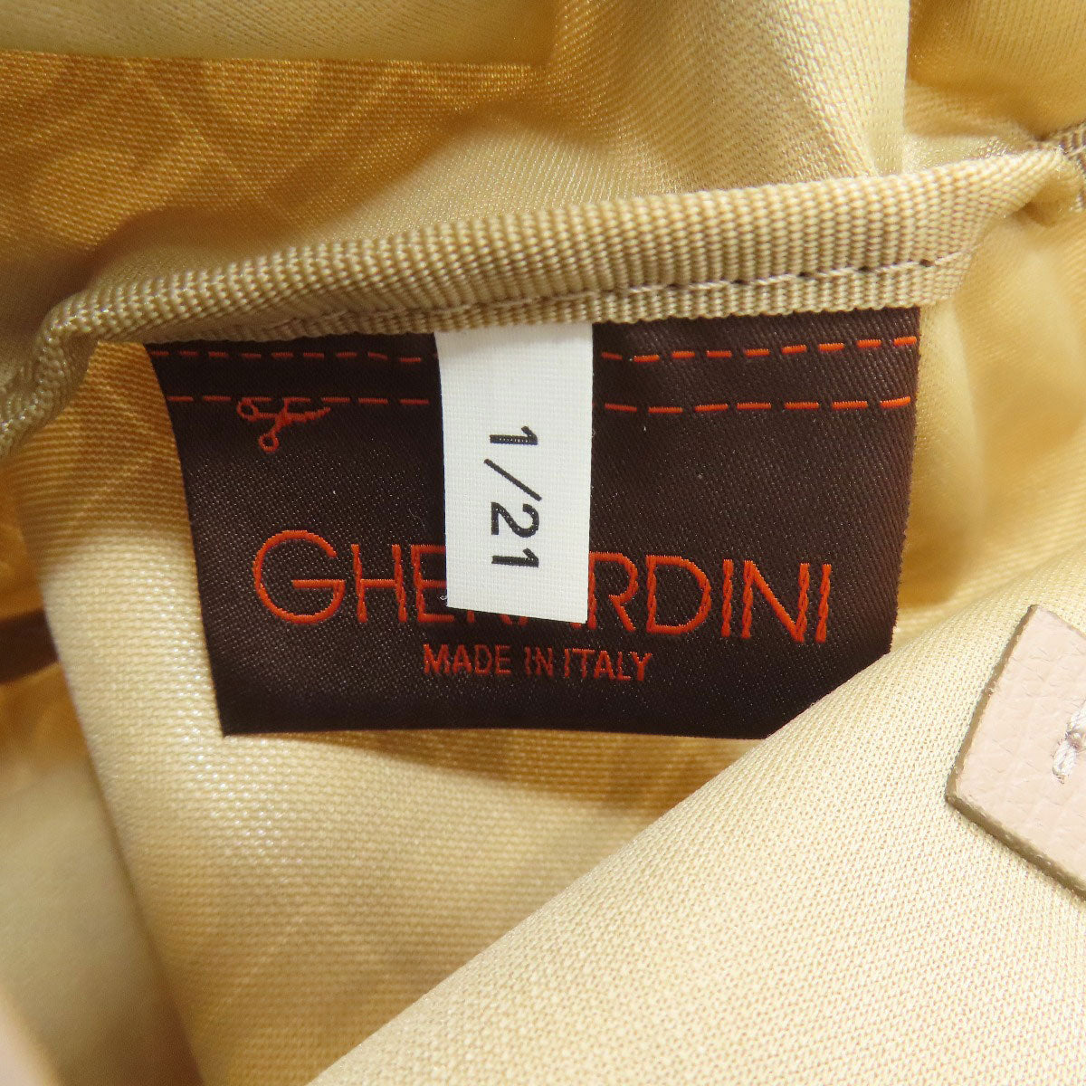 GHERARDINI Logo motif softy Tote Bag Polyester Polyurethane coatingLadies [Used]