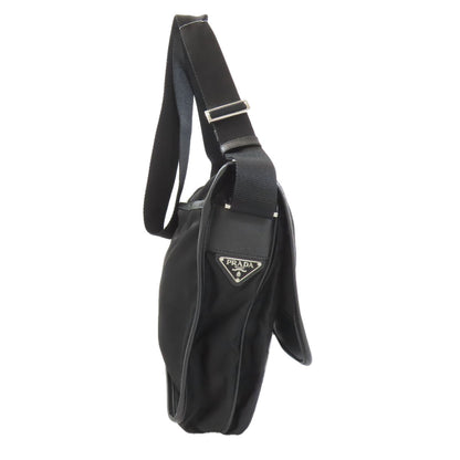 PRADA V166 Logo Hardware Shoulder Bag Nylon Ladies [Used]
