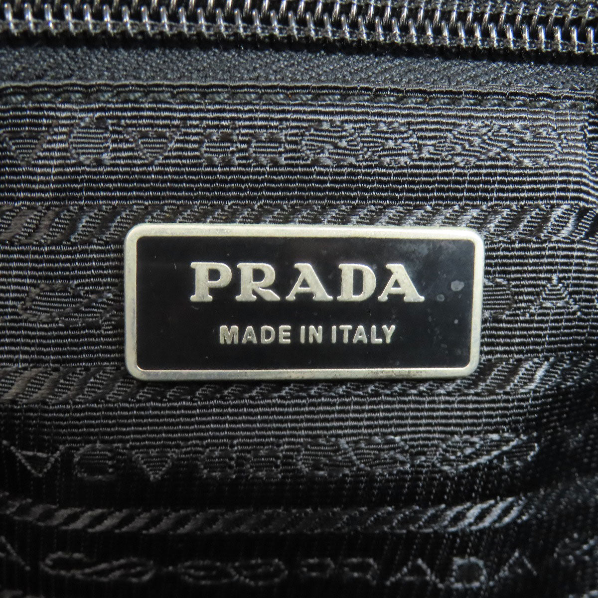 PRADA V166 Logo Hardware Shoulder Bag Nylon Ladies [Used]