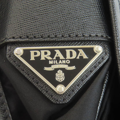 PRADA V166 Logo Hardware Shoulder Bag Nylon Ladies [Used]