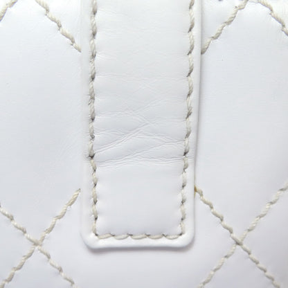 CHANEL Wild Stitch GoldHardware Tote Bag Calf Ladies [Used]