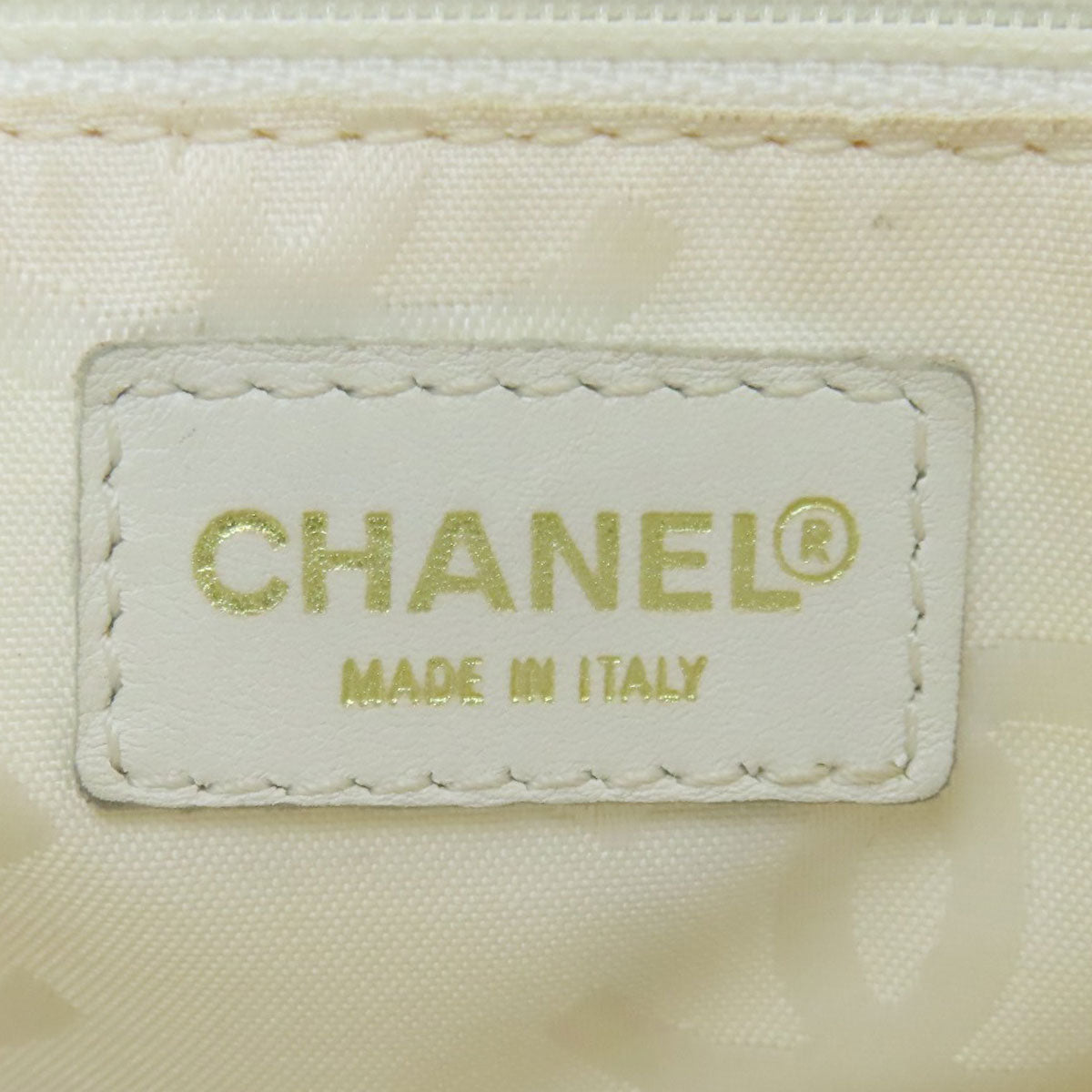 CHANEL Wild Stitch GoldHardware Tote Bag Calf Ladies [Used]