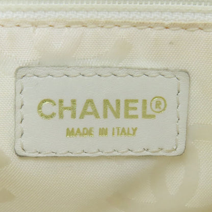CHANEL Wild Stitch GoldHardware Tote Bag Calf Ladies [Used]