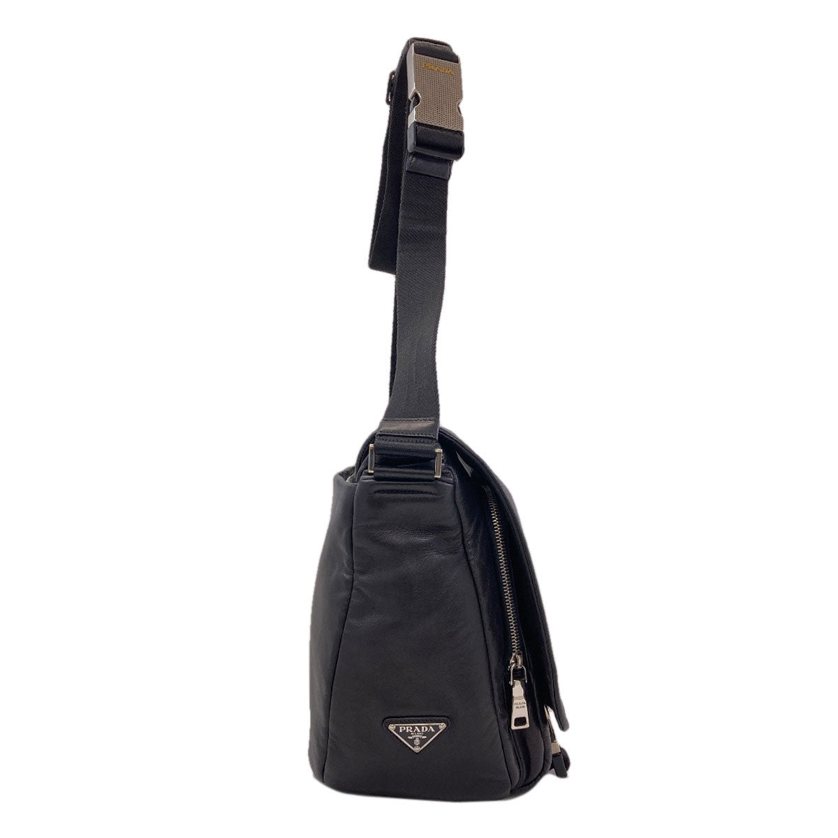 PRADA Long shoulder Shoulder Bag Lambskin Ladies [Used]
