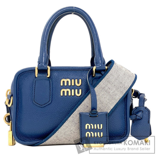 MIUMIU Arcadi 2WAY Handbag Calf Ladies [Used]