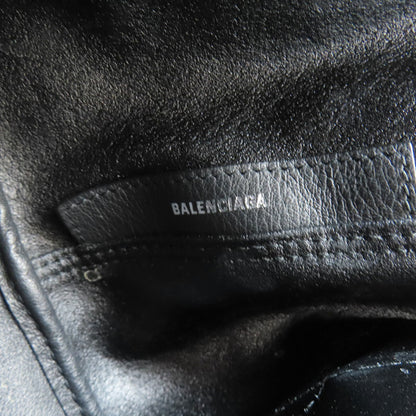 BALENCIAGA 339933 NAVY CABAS Handbag Leather Ladies [Used]