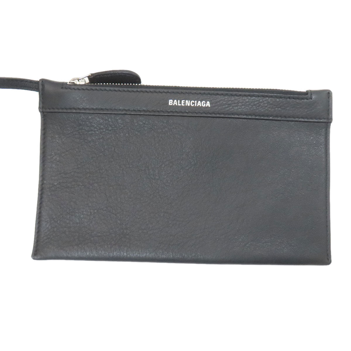 BALENCIAGA 339933 NAVY CABAS Handbag Leather Ladies [Used]