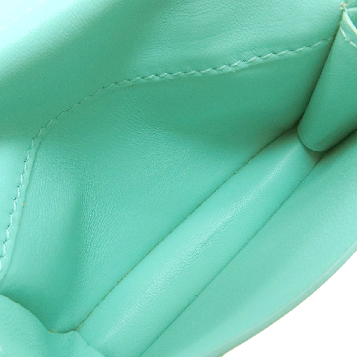 TIFFANY&Co. Vertical Fold Color Block Card Case Leather Ladies [Used]