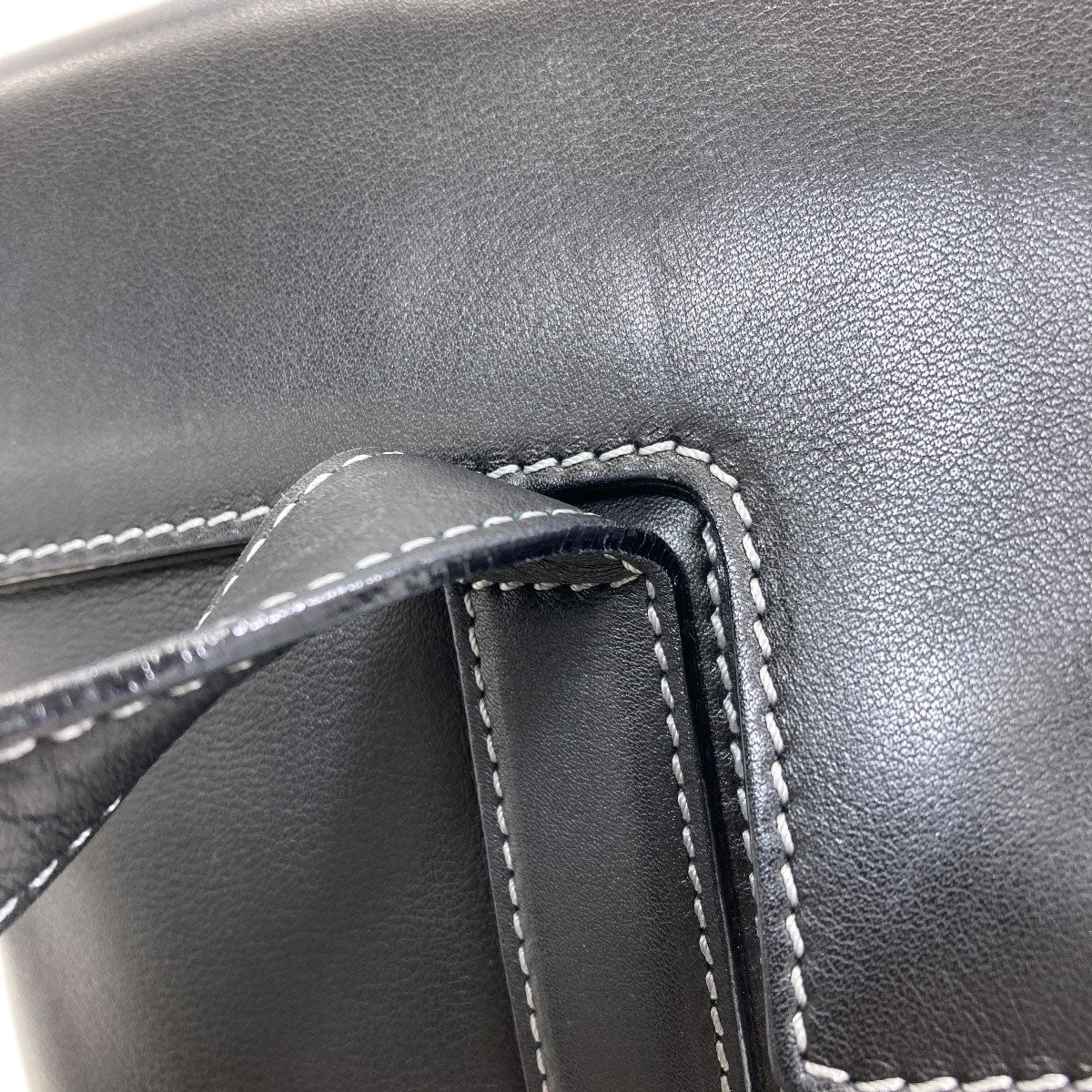 BVLGARI logo Handbag Leather Ladies [Used]