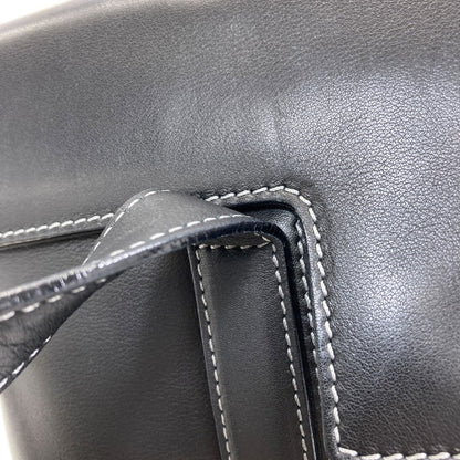 BVLGARI logo Handbag Leather Ladies [Used]
