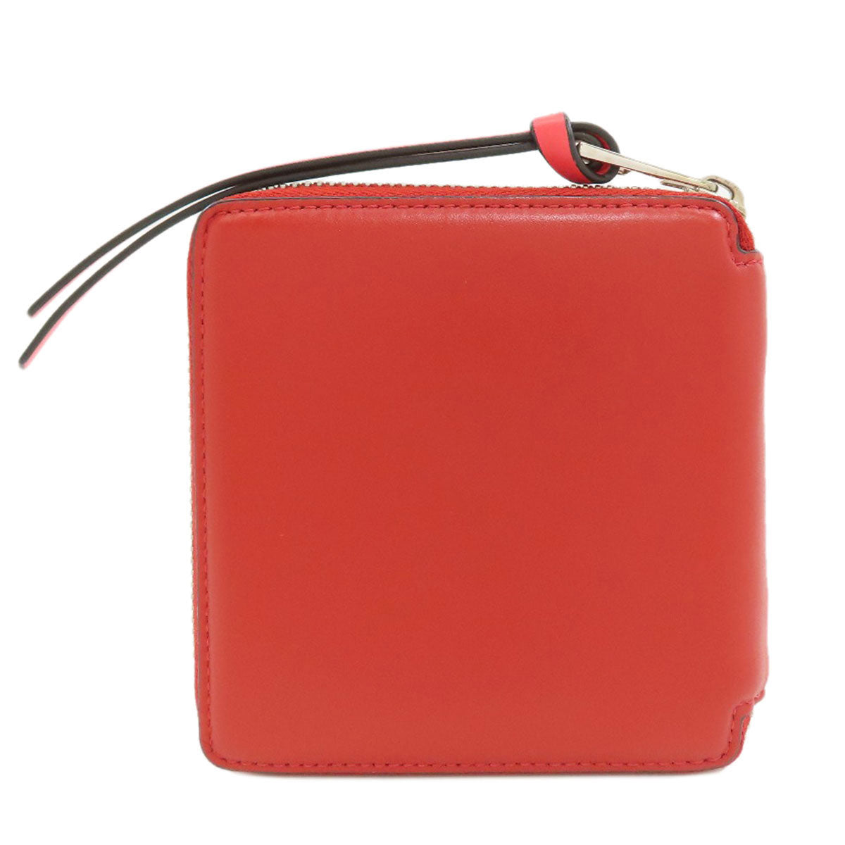 LOEWE anagram Bifold Wallet with Coin Pocket Leather Ladies [Used]