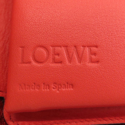 LOEWE anagram Bifold Wallet with Coin Pocket Leather Ladies [Used]