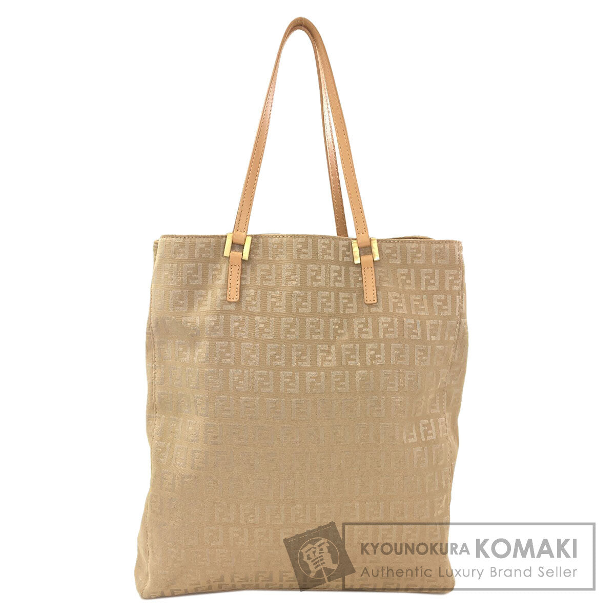 FENDI Zucca pattern Tote Bag Canvas Ladies [Used]