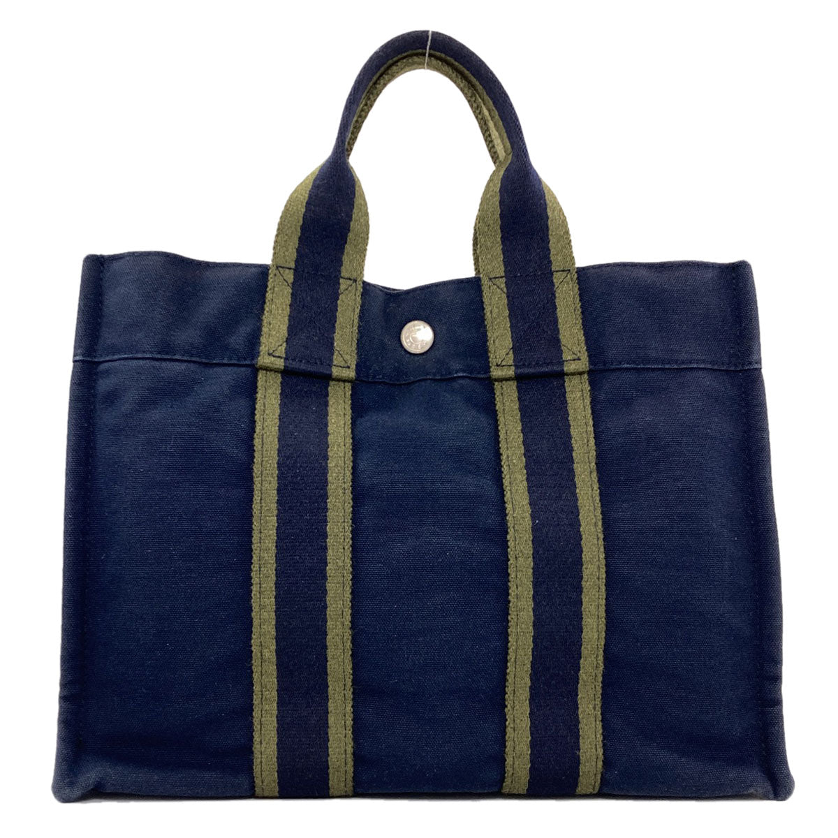 HERMES sack fool toePM Handbag Canvas Ladies [Used]