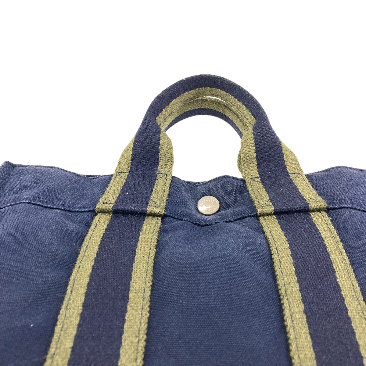HERMES sack fool toePM Handbag Canvas Ladies [Used]