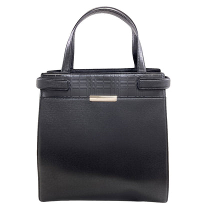 BURBERRY logo Handbag PVC LeatherLadies [Used]