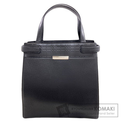 BURBERRY logo Handbag PVC LeatherLadies [Used]