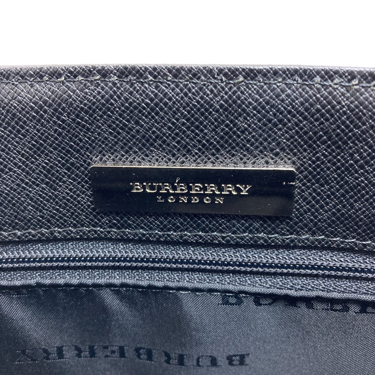 BURBERRY logo Handbag PVC LeatherLadies [Used]