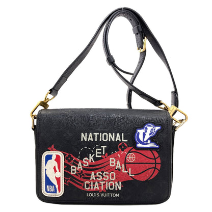 LOUIS VUITTON M58498 Studio Messenger Bag NBA Collaboration Shoulder Bag Empreinte mens [Used]