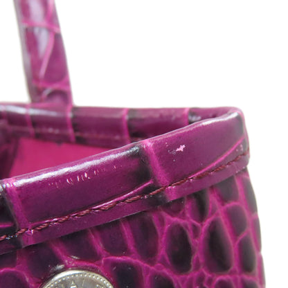 Longchamp Embossing Handbag Leather Ladies [Used]
