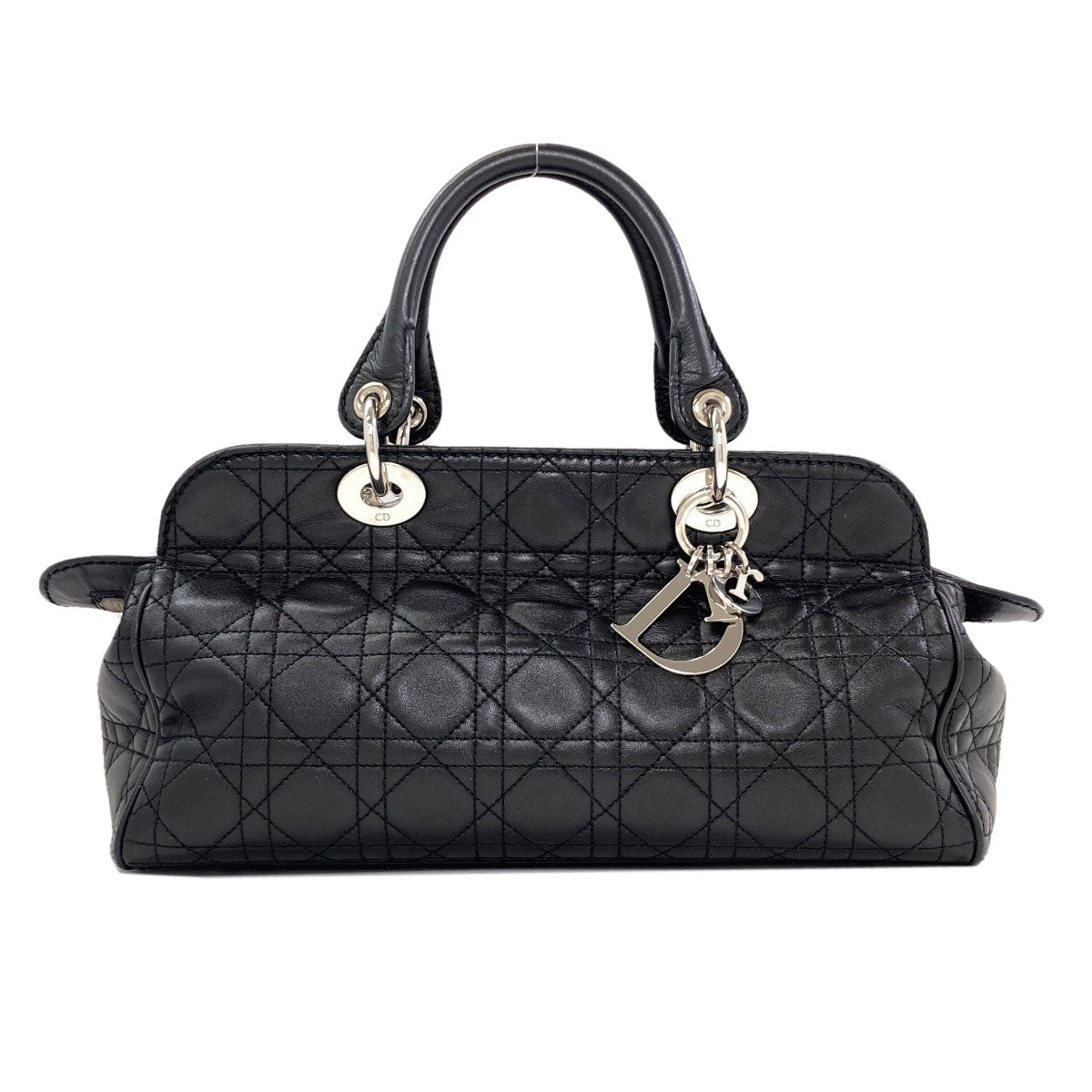 CHRISTIAN DIOR Canage Handbag Lambskin Ladies [Used]