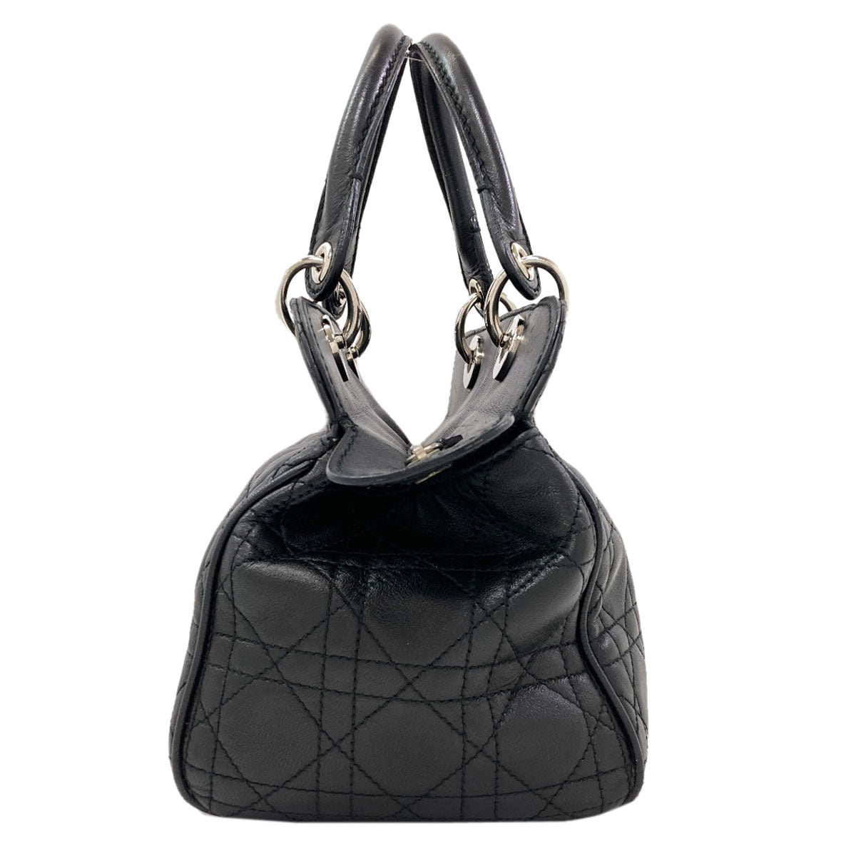 CHRISTIAN DIOR Canage Handbag Lambskin Ladies [Used]