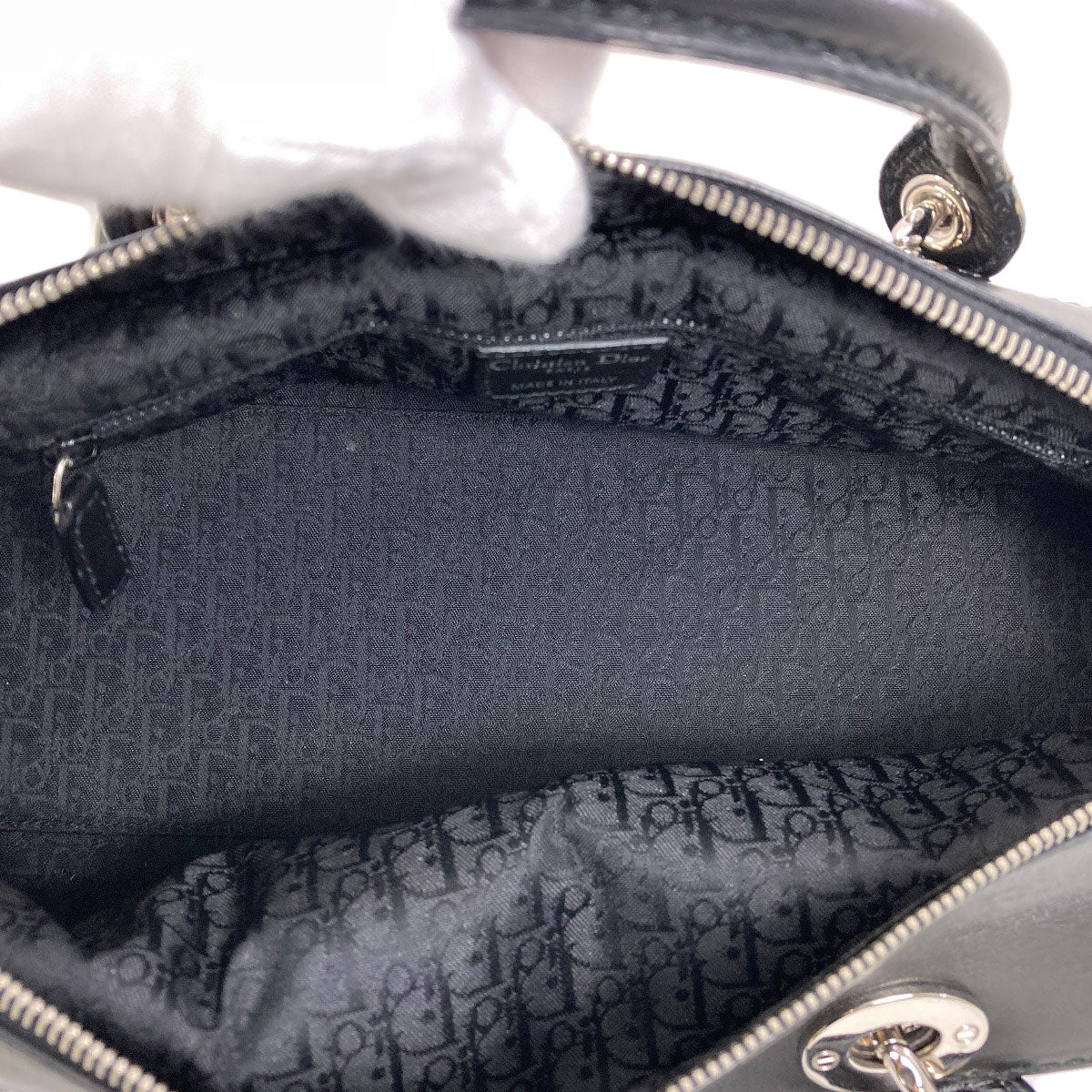 CHRISTIAN DIOR Canage Handbag Lambskin Ladies [Used]