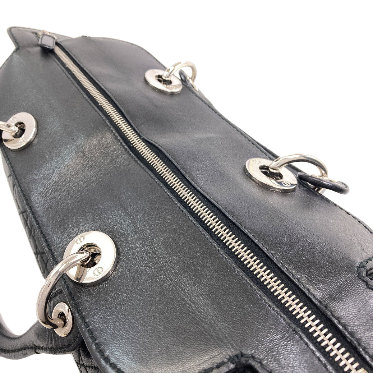 CHRISTIAN DIOR Canage Handbag Lambskin Ladies [Used]