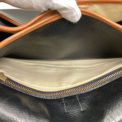 HERMES Noumea Gold Hardware Shoulder Bag Calf Ladies [Used]