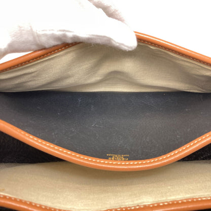 HERMES Noumea Gold Hardware Shoulder Bag Calf Ladies [Used]